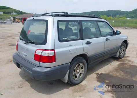 2002 Subaru Forester L from USA, damaged, VIN JF1SF63562G701384